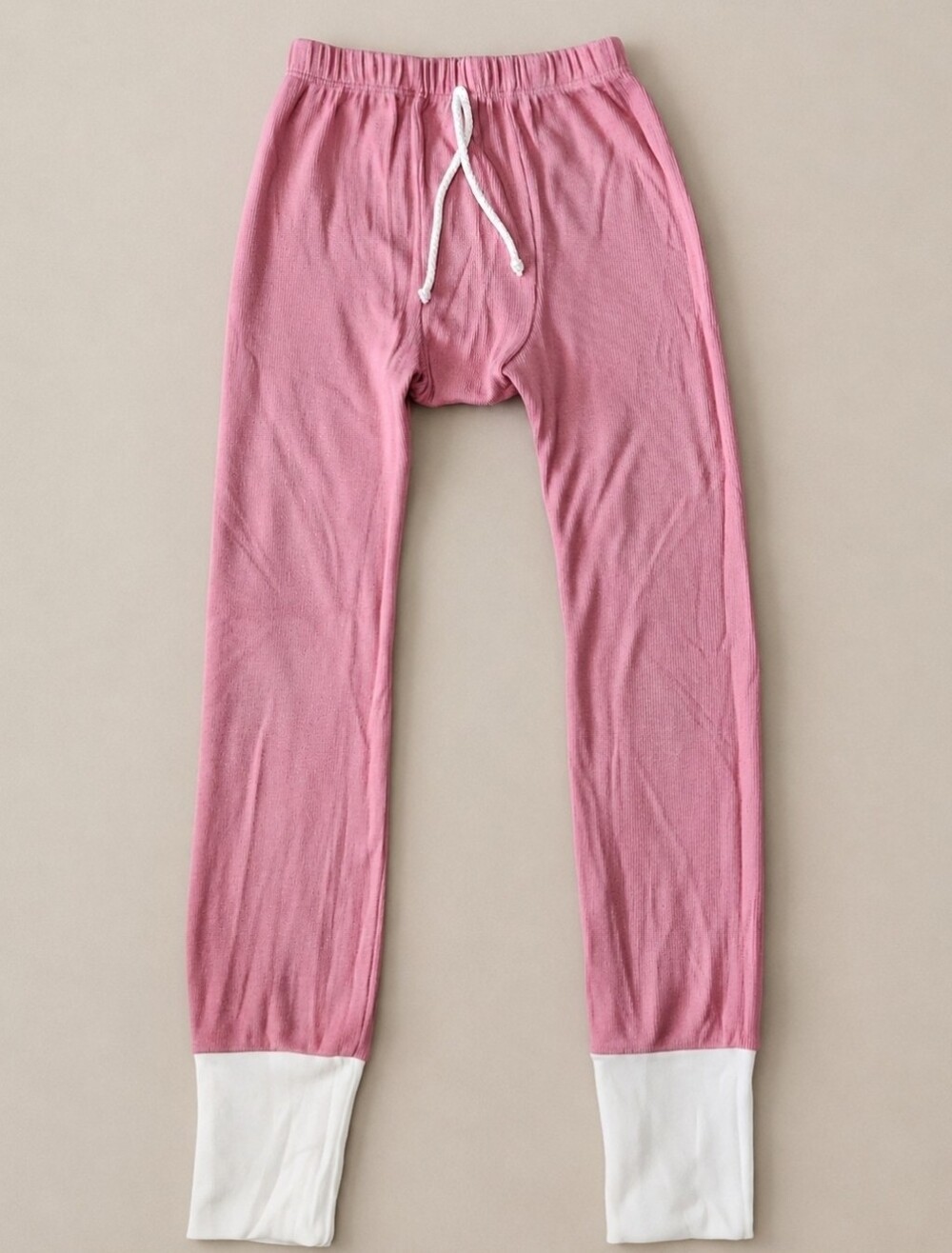 Childhoods CC20 Ribbed Modal Joggers 8/9 Mauve Pink Made USA